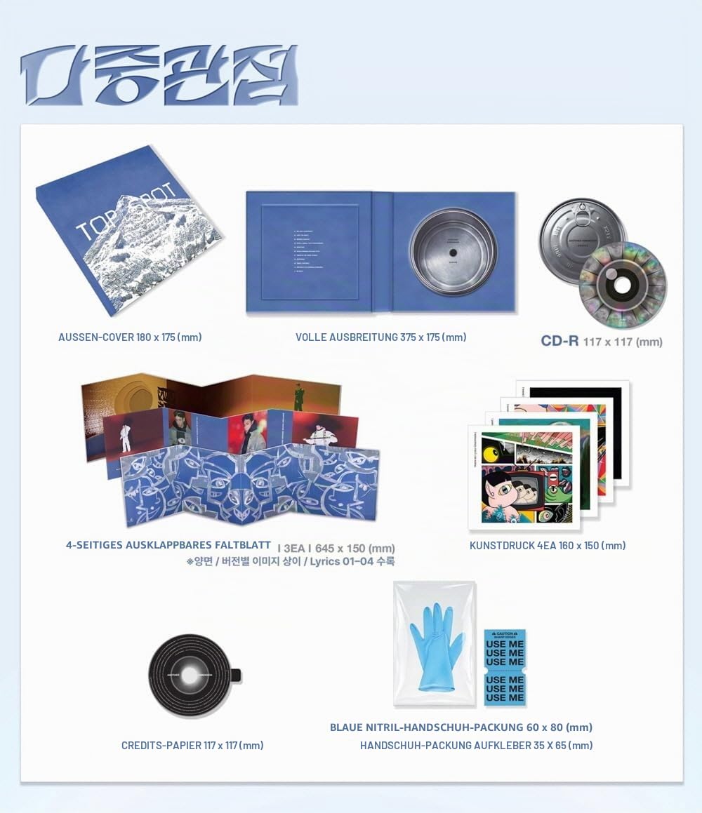T.O.P Choi Seung Hyun - Top Spot - 다중관점 Another Dimension CD (3 versions SET)
