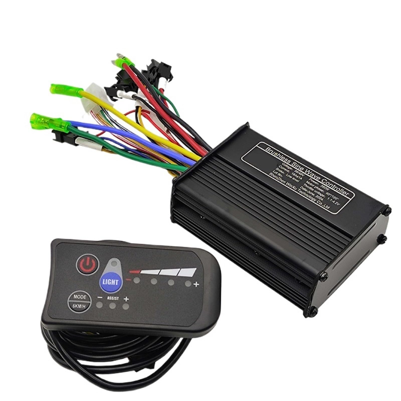 36V 48V 500W 25A S810 810 Sterownik bezszczotkowy silnik S810 810 Panel wyświetlacza LED do naprawy roweru elektrycznego i skutera (zestaw 500 W 25A-48 V)