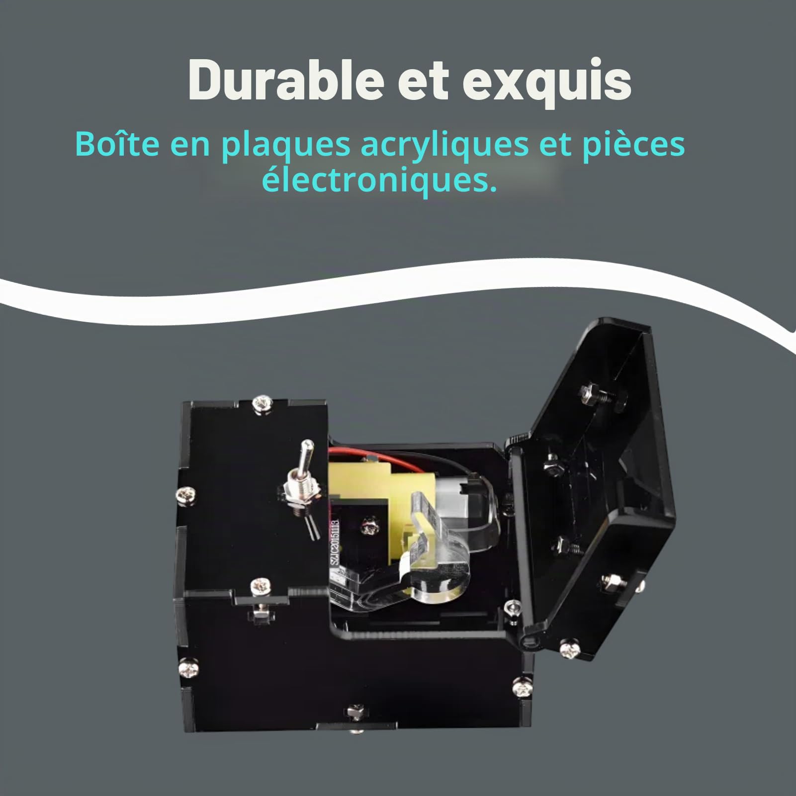 Mini Boîte Inutile, jouet drôle cadeaux créatifs s'éteint boîte laissez-moi Jouets pour Enfants hommes se seul Machine Surprise Désactive de La Laissez-moi Creative Drôle