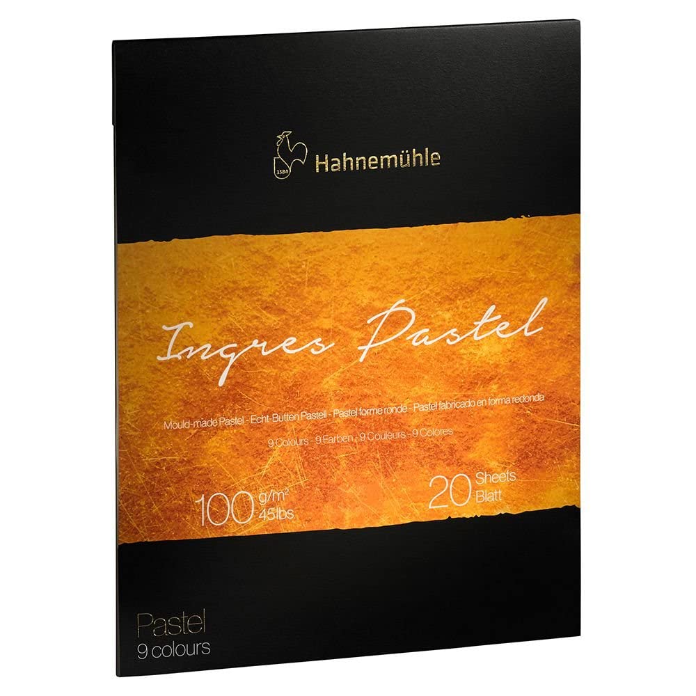 The Collection Ingres/Pastel 100g/m², 9 Color Block, 24x31cm, 20 fls.
