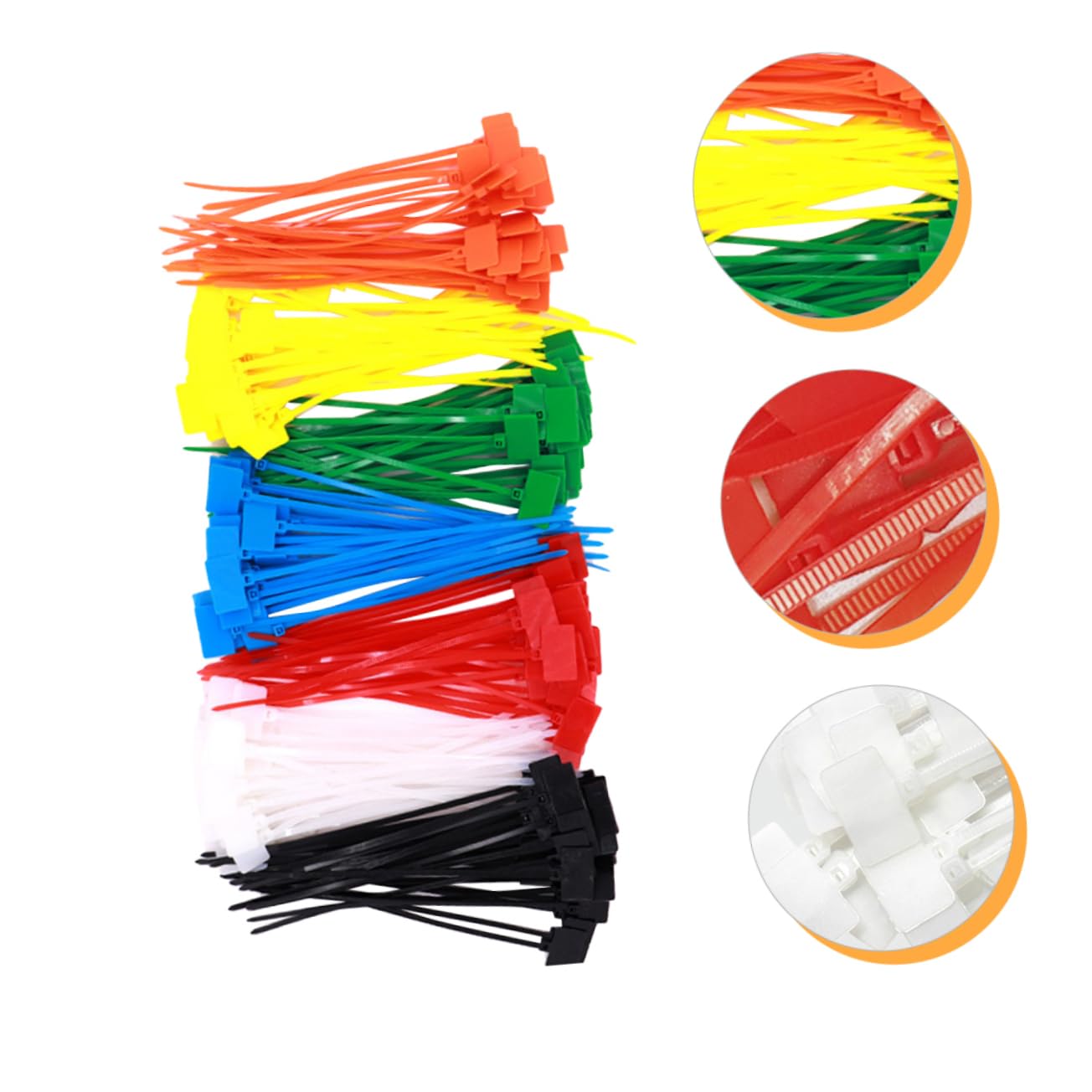 Fascette Etichetta per Cavi in Nylon 100x4x150 2 Confezioni