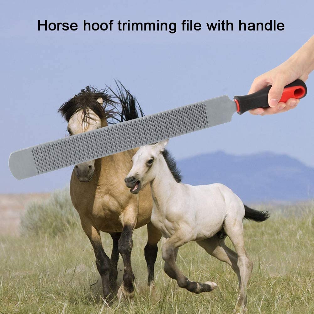Lima de herradura, raspador profesional de pezuñas de herradura, adecuado para reparar pezuñas de caballo, pezuñas de cabra y pezuñas de vaca