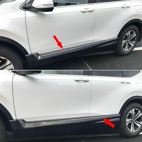Beautost Para Honda 2017 2018 2019 2020 2021 2022 CR-V CRV Cromo Cuerpo Puerta Lateral Moldura Cubierta de Acero Inoxidable
