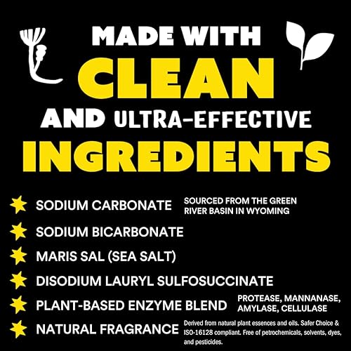 Miniatura 5 de Molly's Suds Active Wear Detergente para ropa  Polvo natural extra fuerte, lucha contra las manchas para telas de rendimiento y piel sensible  120