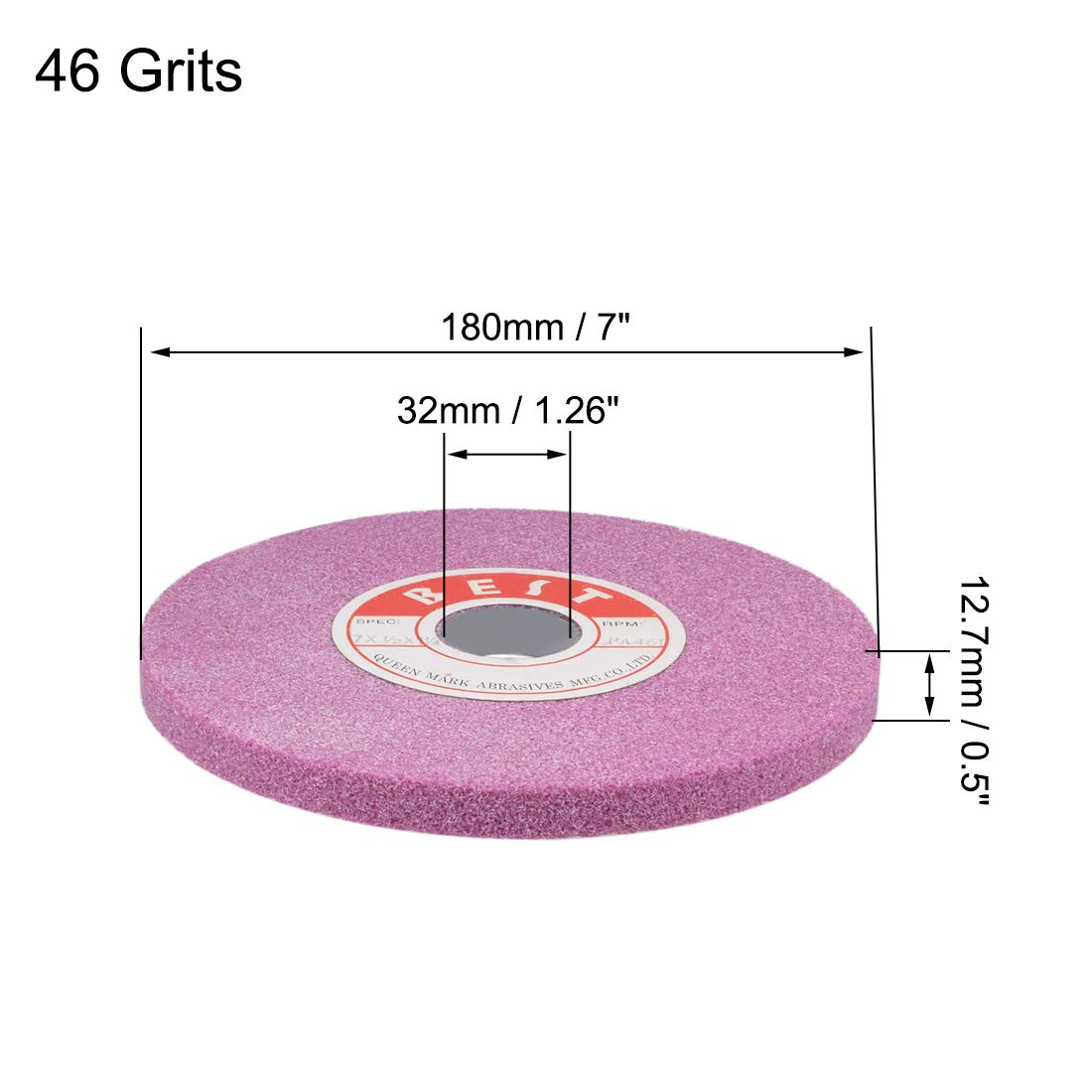 Amazon.com: uxcell 7-Inch Bench Grinding Wheels Pink