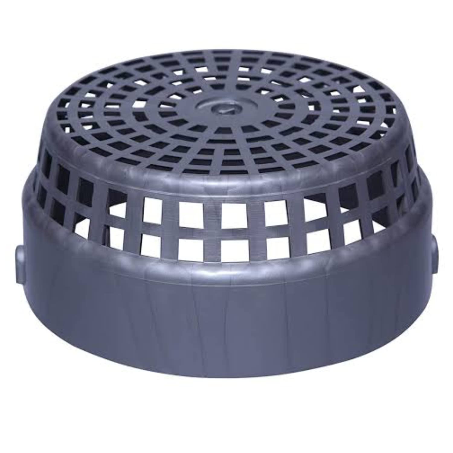 Duct Suction Pipe for Kitchen Chimney Exhaust 6 Inch Cowl Cover Gray color