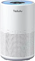 Purificadores de ar para quarto e casa animais de estimação 111 m², filtro de ar True H13 HEPA, purificador de ar portátil Tailulu com modo de suspensão de 12 dB, controle de velocidade, temporizador