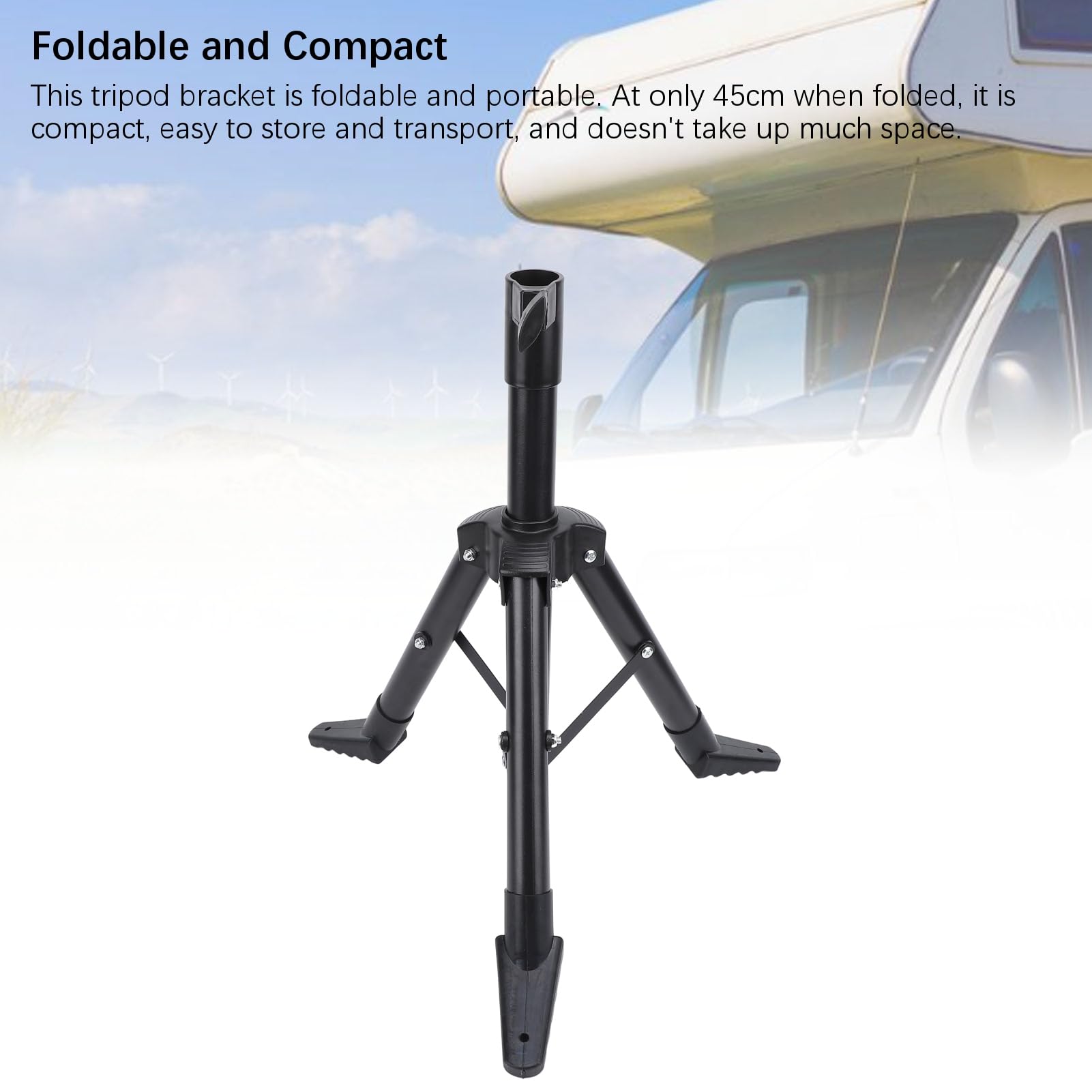 Stojak na Statyw dla Gen 2, Stojak na Statyw dla Gen 2 63cm Składana Przenośna Stabilna Konstrukcja Metalowy Stojak na Statyw do RV Yacht Campervan Outdoor