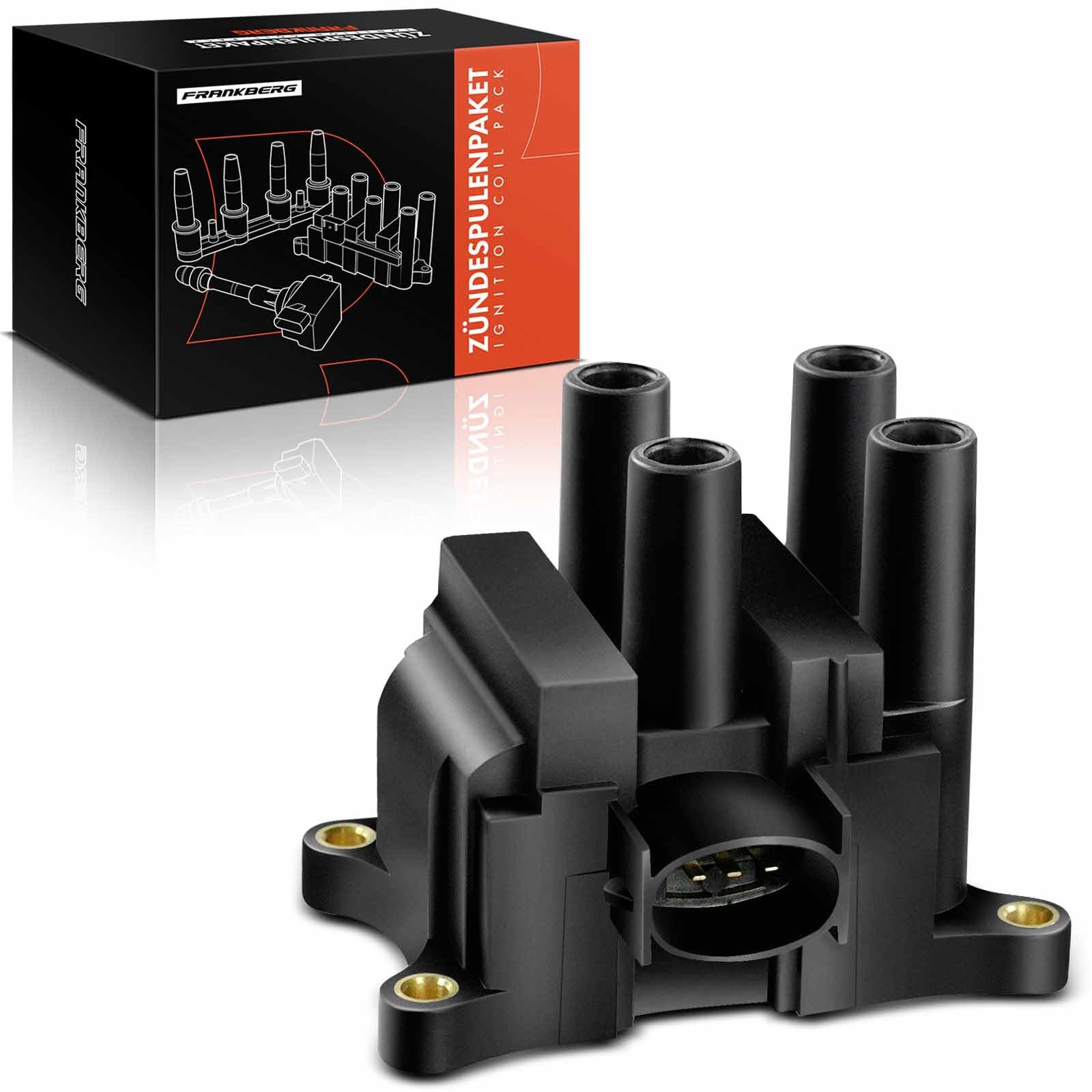 Frankberg Ignition Coil Compatible with Escort Fiesta Focus Fusion Ka Maverick Mondeo Puma Street Ka Transit Connect 121 Mazda2 S40 V50 1998-2013 1067601