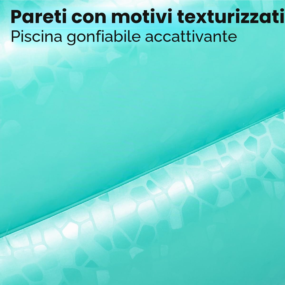 Bestway 54005-2 Piscina rettangolare per bambini Acquamarina da 2 metri