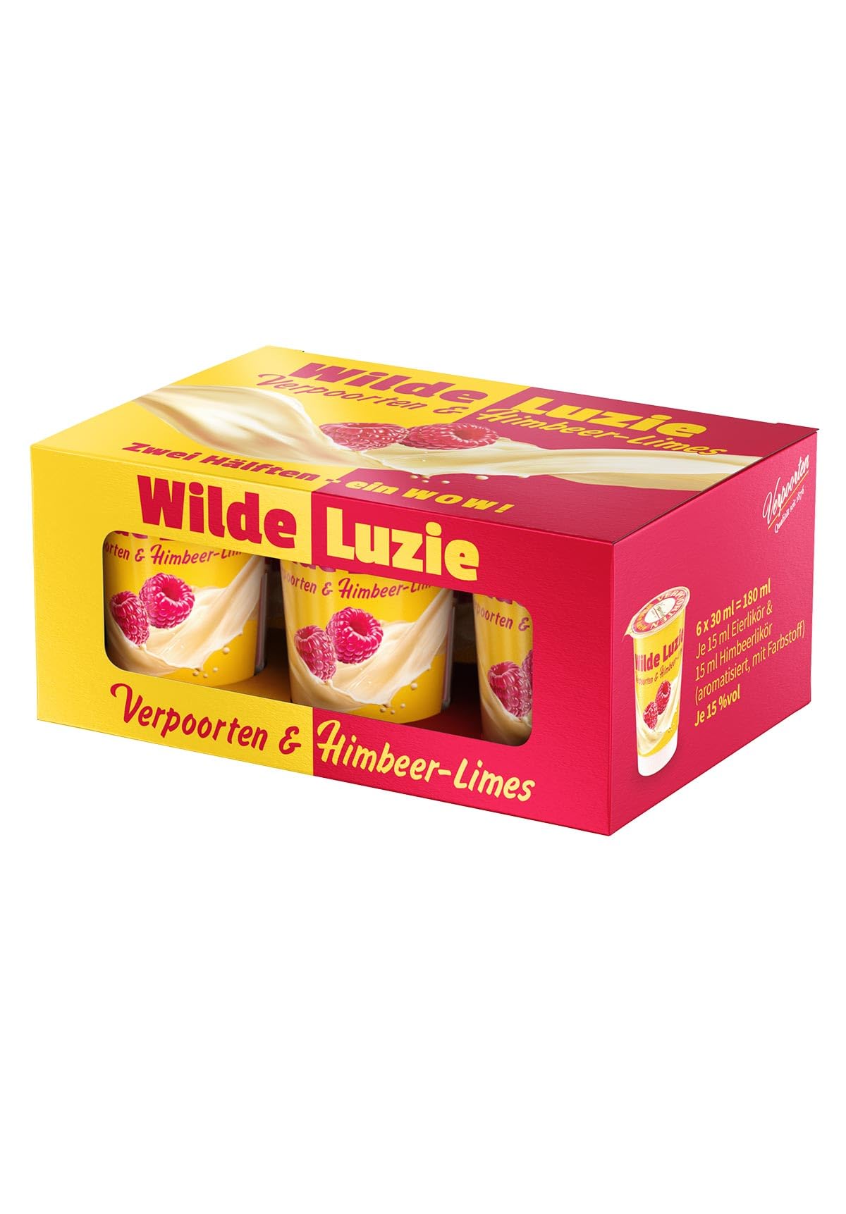 Verpoorten Wilde Luzie 15% vol, 6 x 0,03 L