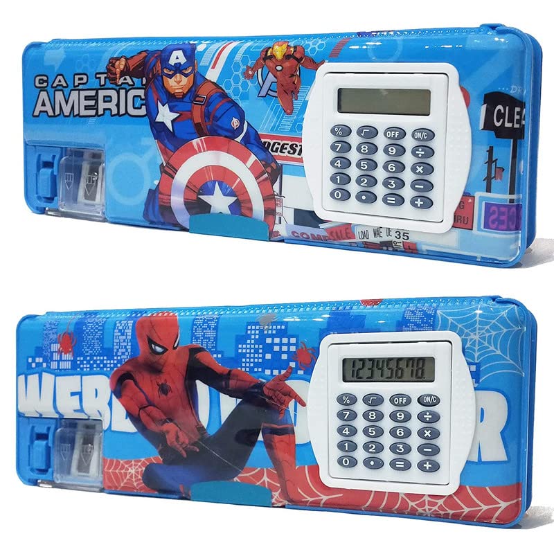 See full amazon price history chart for YBN Plastic Multipurpose Magnetic Pencil Box With Calculator & Dual Sharpener For Girls & Boys For School Big Size Cartoon Printed Pencil Case For Kids (Spiderman Avengers & Blue) YBN Plastic Multipurpose Magnetic Pencil Box With Calculator & Dual Sharpener For Girls & Boys For School Big Size Cartoon Printed Pencil Case For Kids (Spiderman Avengers & Blue) (B0BG2R4DF2) Amazon Price History, Amazon Price Tracker