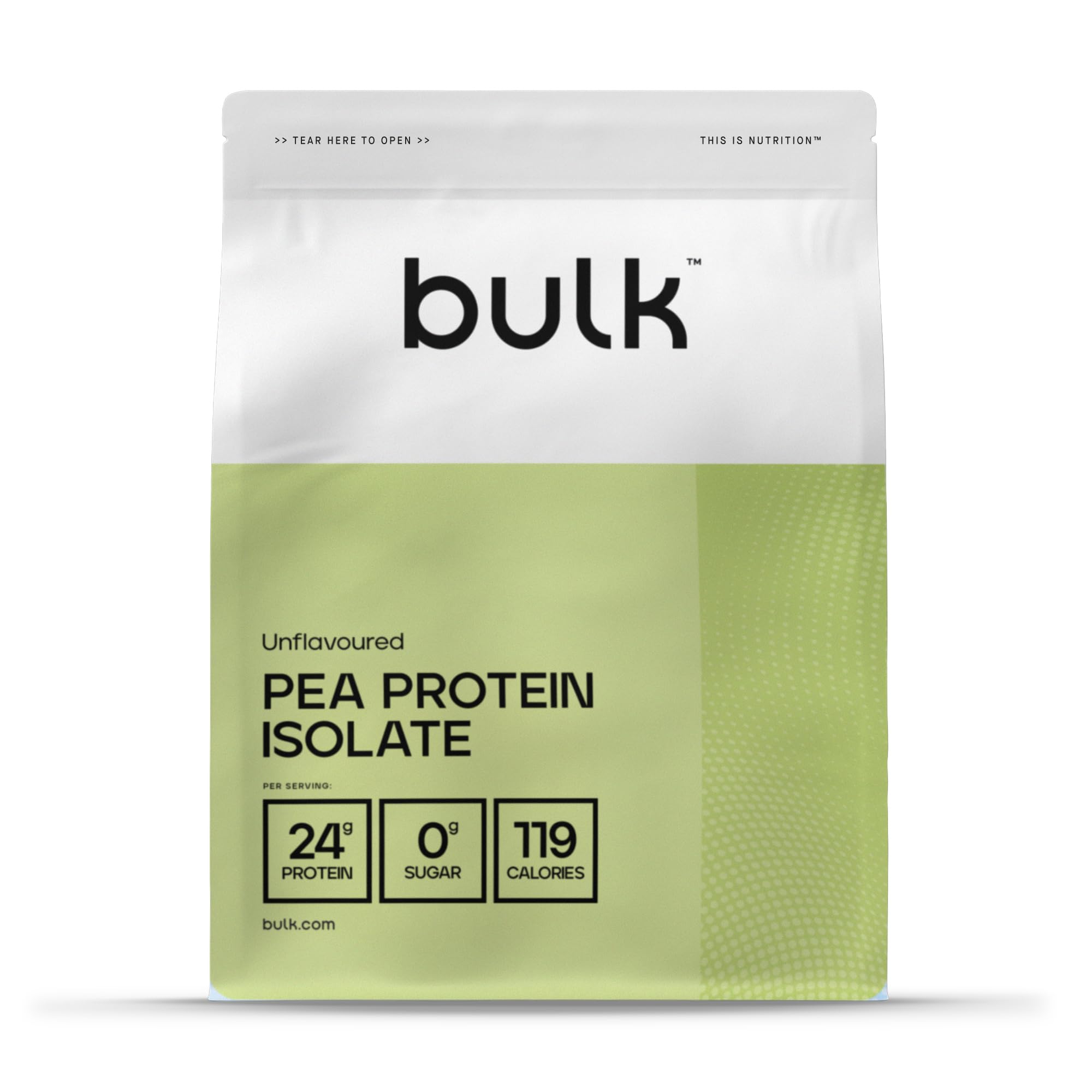 Bulk Powders Pure Pea Protein Isolate Powder, Vegan, 2.5 Kg