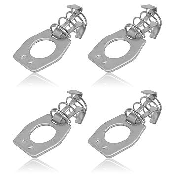 4 Pieces Water Heater Cam Lock, for Rv Lock Camper Water Heater Fastener Water Heater Door Latch Fastener Rv Spring, Rv Camper Water Heater Fastener