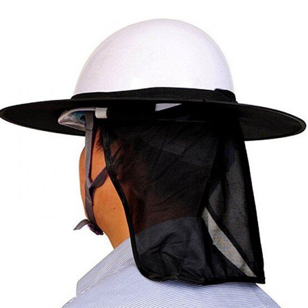 Danlai Black Hard Hat Neck Sun Shield Construction Safety Helmet Sun Shade Kit Summer Neck Sunshade For Protection Prevent Sunburn