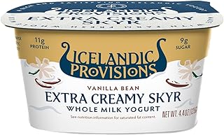 Icelandic Provisions, Vanilla Bean Extra Creamy SKYR, 4.4 Ounce