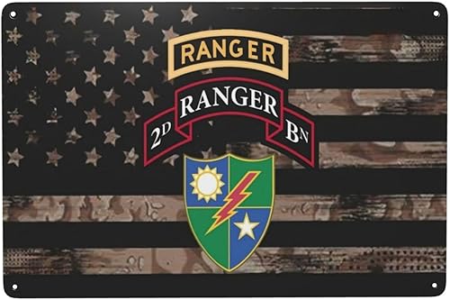 Miniatura 6 de Us retro 2nd ranger battalion Sign Funny Novelty Kitchen Bar Garage Home Decor Wall Art Tin Signs 8x12inch