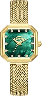 SLAZENGER, ÇELİK KASA, HASIR KORDON, TAŞLI, QUARTZ, 24MM, 3ATM, KADIN KOL SAATİ, SL.09.2534.3