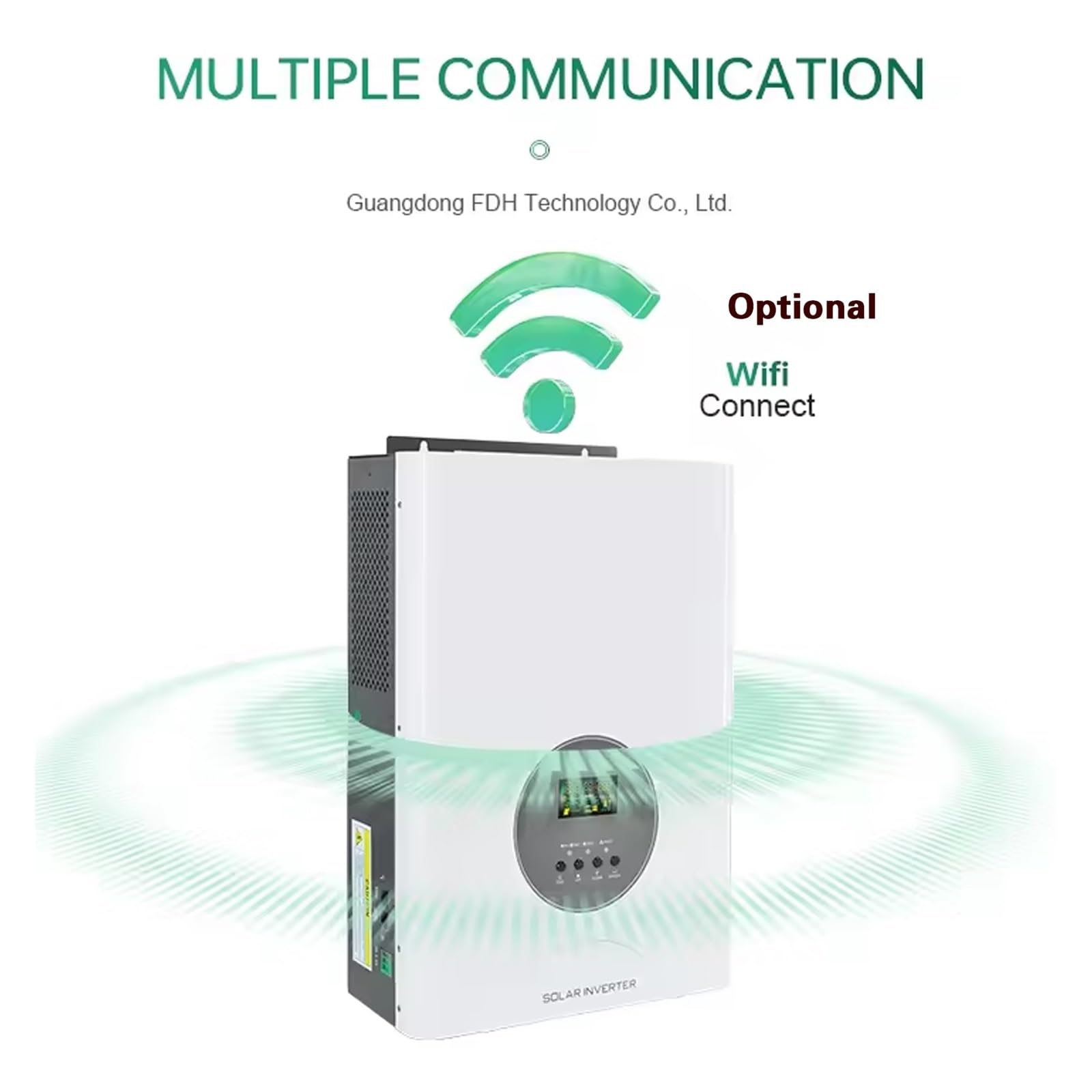 Toroidalny Falownik Sinusoidalny O Niskiej Częstotliwości Z Wbudowanym Kontrolerem Słonecznym MPPT WiFi Wysoka Wydajność I Wygoda(3000W-24V-WIFI)
