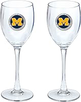 Vista 51 de Heritage Pewter Texas Tech Red Raiders - Juego de 2 copas de vino de copa de 12 onzas, vidrio de peltre elaborado por expertos