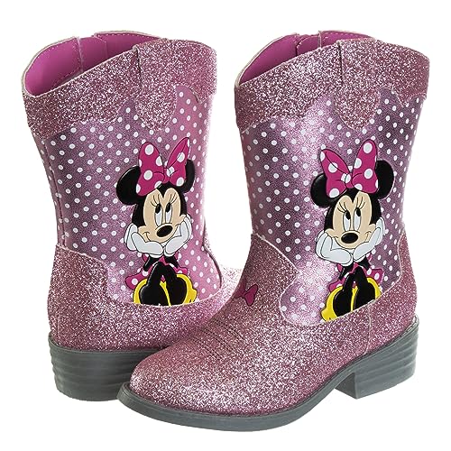 Disney Minnie Mouse Cowgirl Western Boots (Toddler-Little kid)4
