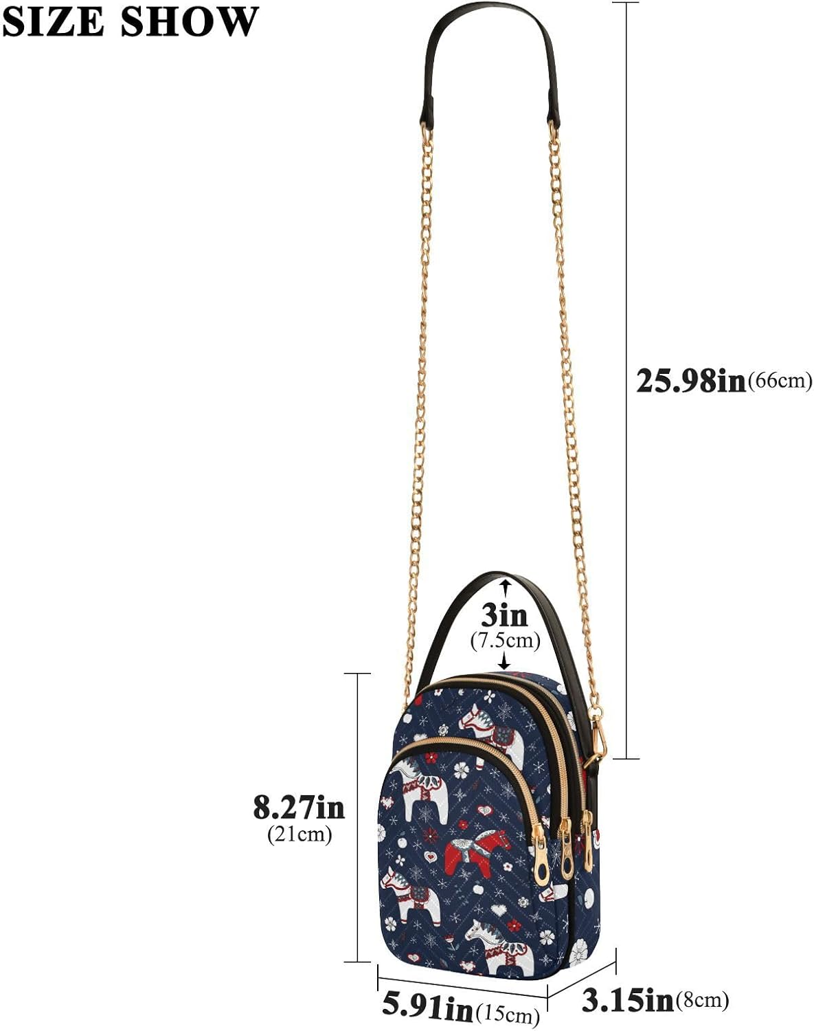 Cell Phone Purse Crossbody Handbag Durable Shoulder Bag - Image 4