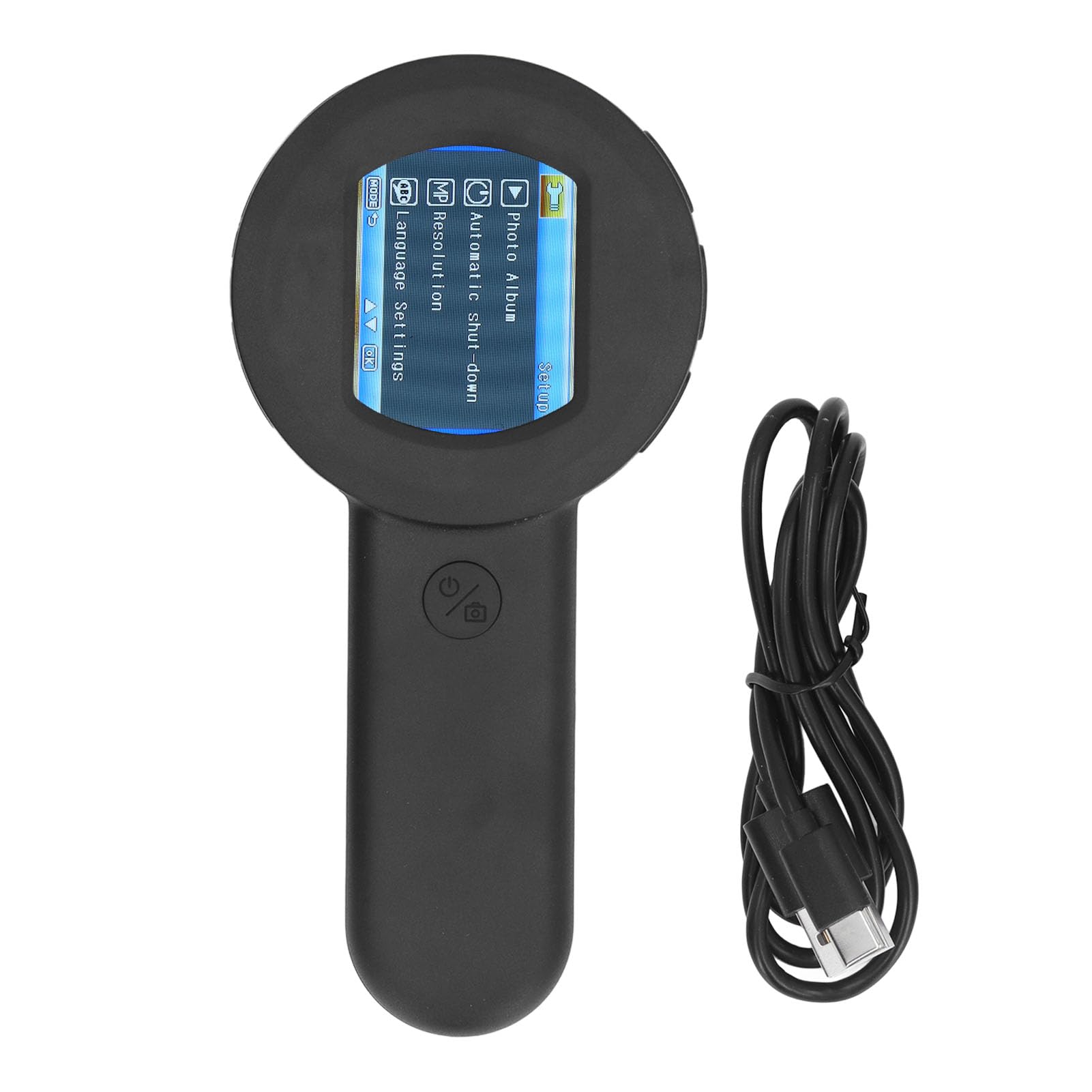 Loupe portative USB pour examiner les pièces de monnaie et bijoux