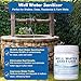 Lunza Well Water Sanitizer Kit – 99.99% Well Cleaning Strength | Removes Sulfur Odors, Rotten Egg Smells & Iron Buildup | Non-Toxic, Food-Grade Safe | Ideal for Shallow and Deep Wells