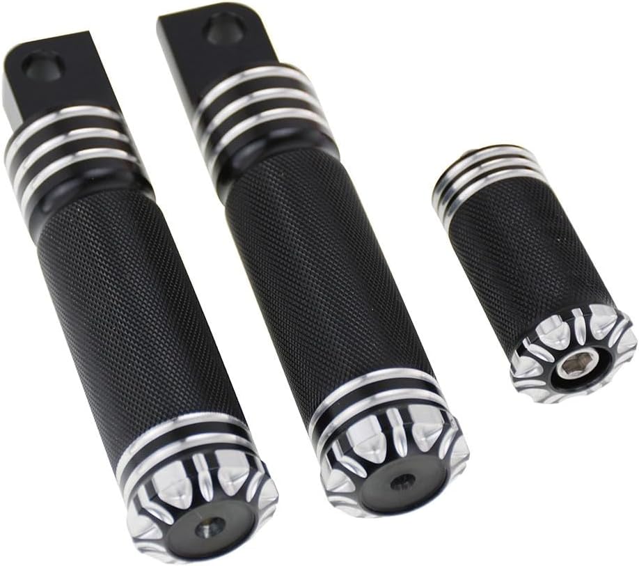 for Har&Ley Travel Dyna Soft Tail Road King Motorcycle Accessories Pedal Shift Nails Pedal Nails Pedals(Black)