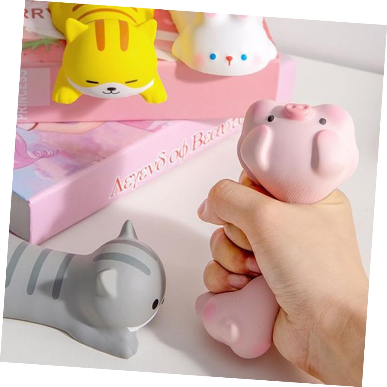 TEHAUX 10stücke Ergonomische Handgelenkauflagen Für Und Mauspad Und Rosa Mit Massagepunkten Druckentlastung Für Büro Und Gaming Leicht Zu Reinigen Und Tragbar