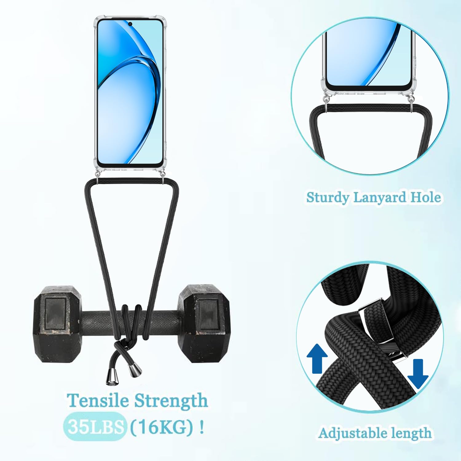 Custodia per Cellulare Girocollo per Oppo Reno 13 5G Tracolla