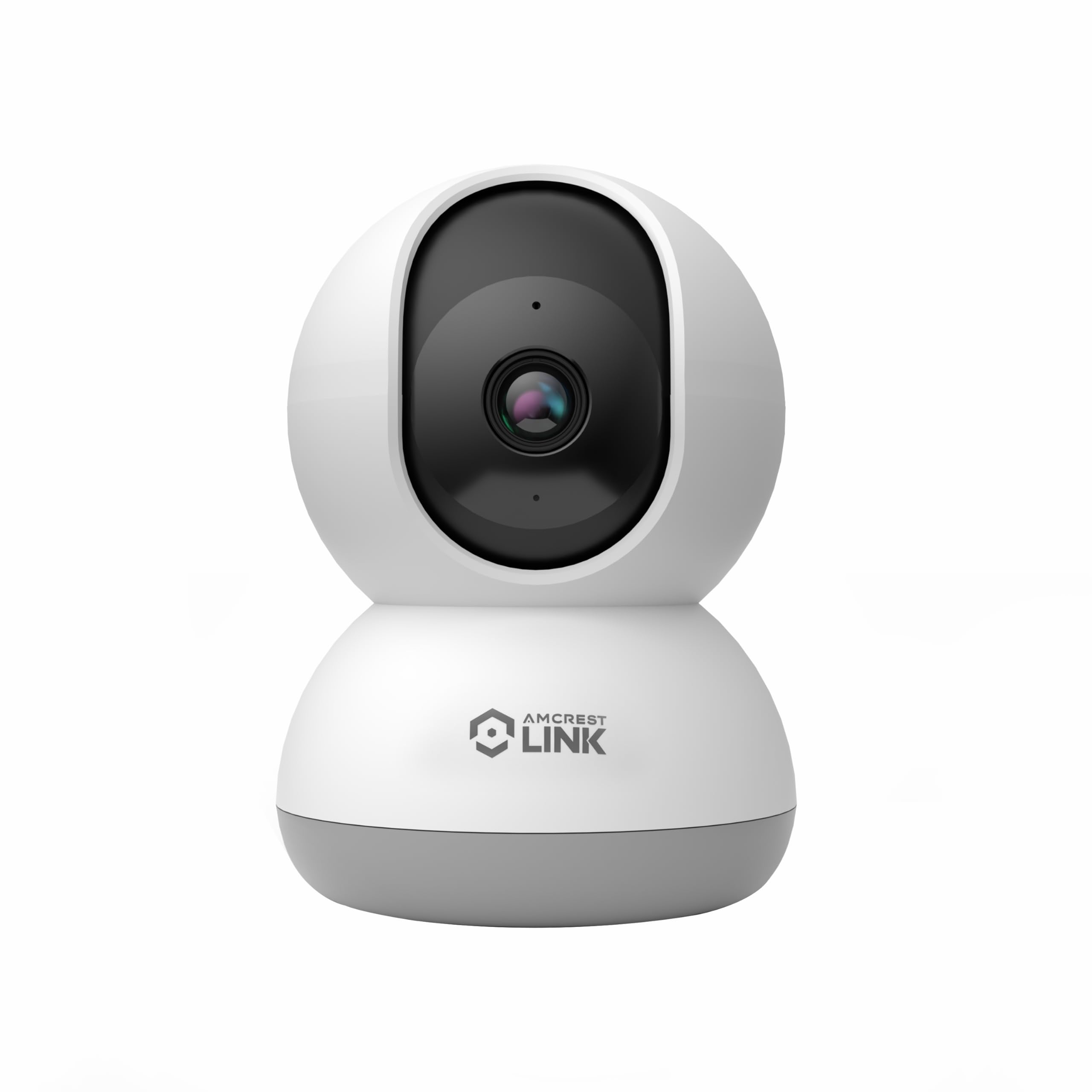 Amcrest Link 4MP WiFi Camera Indoor, Human Detection, Motion-Tracking, w/ 2-Way Audio, Pan/Tilt Wireless IP Camera (Wired Power), 30ft Night Vision, Built in Siren, AL-P401W