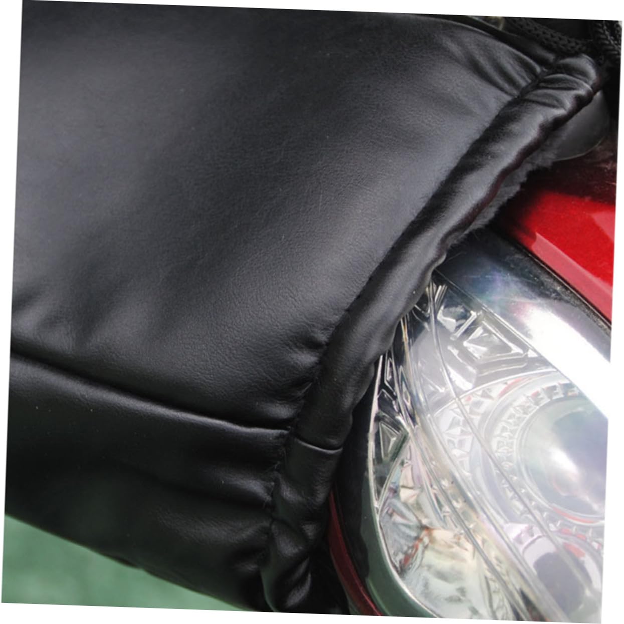 GALPADA Guantes de Ciclismo para Moto Unisex 1 Par en PU Negro