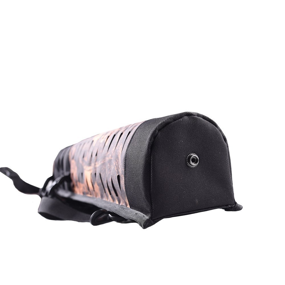 Seitenköcher Aus Kunstleder Schwarz - Bogenköcher 50cm Mit Gürtelclip