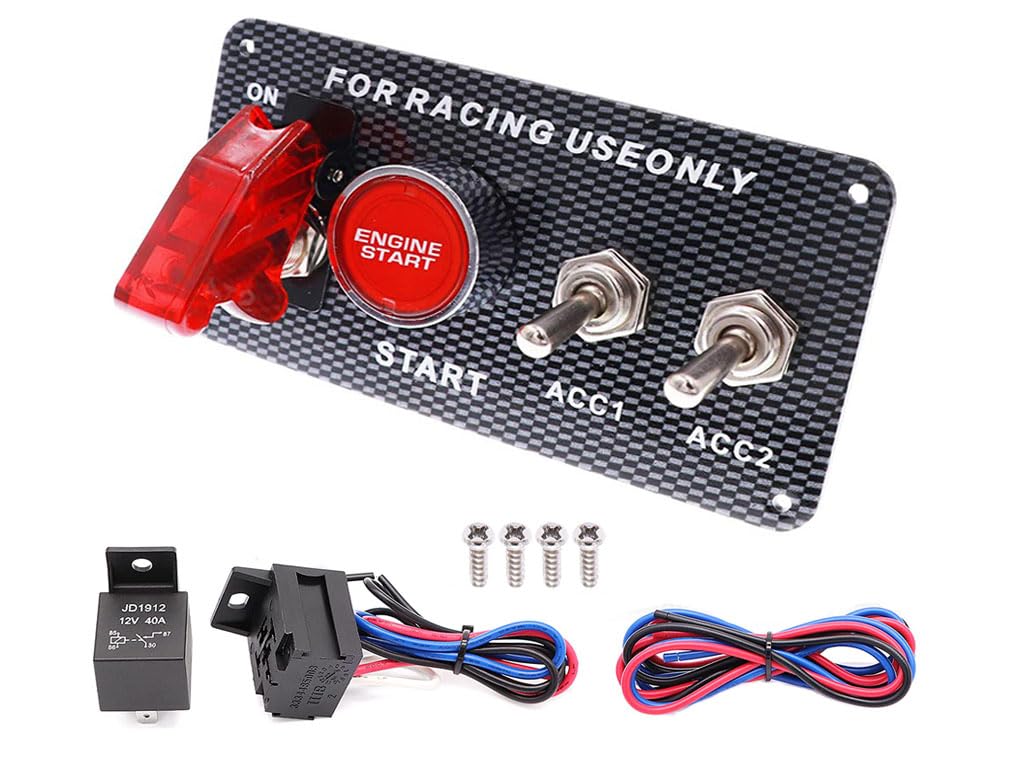 12V Ignition Switch Panel, Ignition Starter Switch Panel, Racing Car Ignition Switch