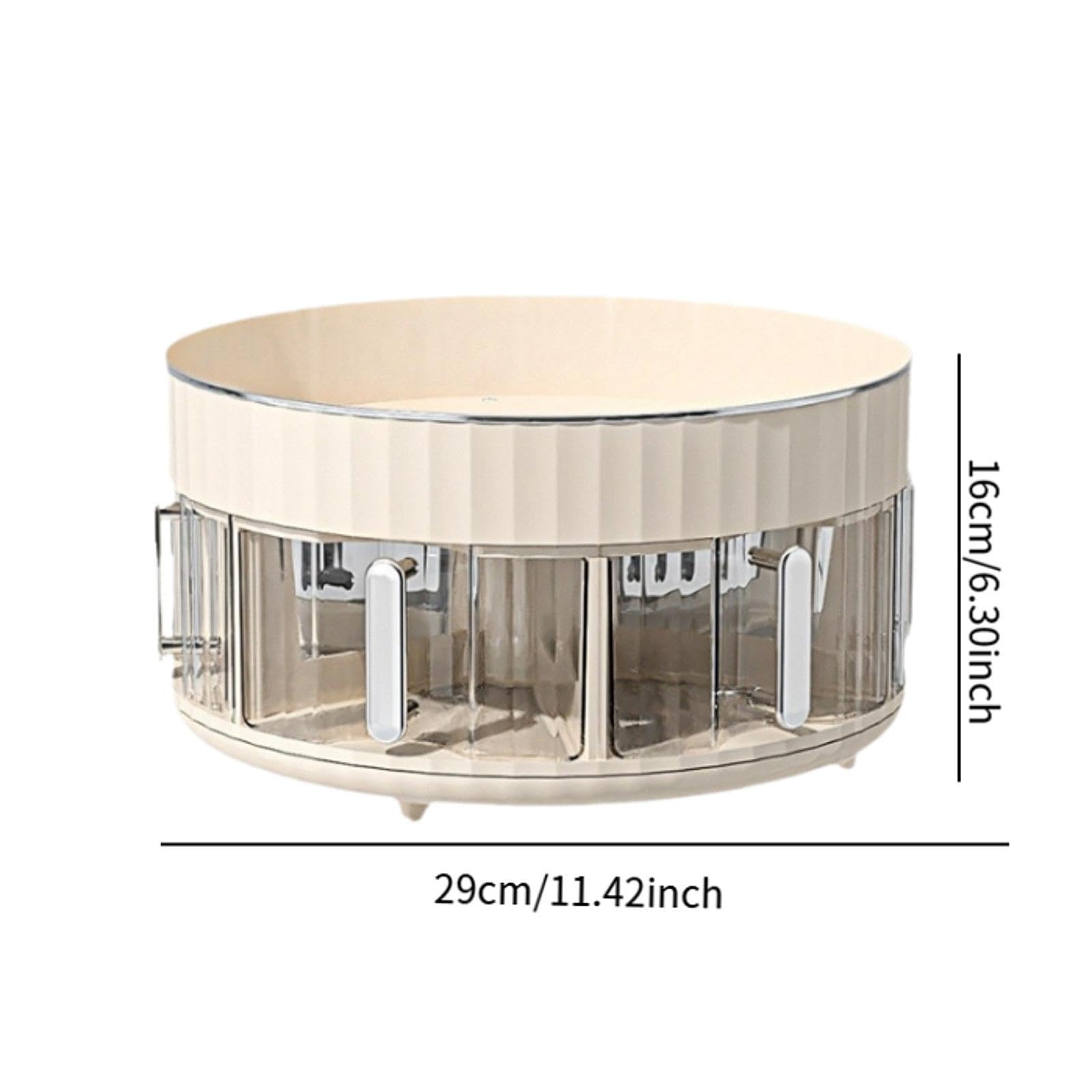 Étagère à épices Rotative Double pour Placard et Rangement Ménager.