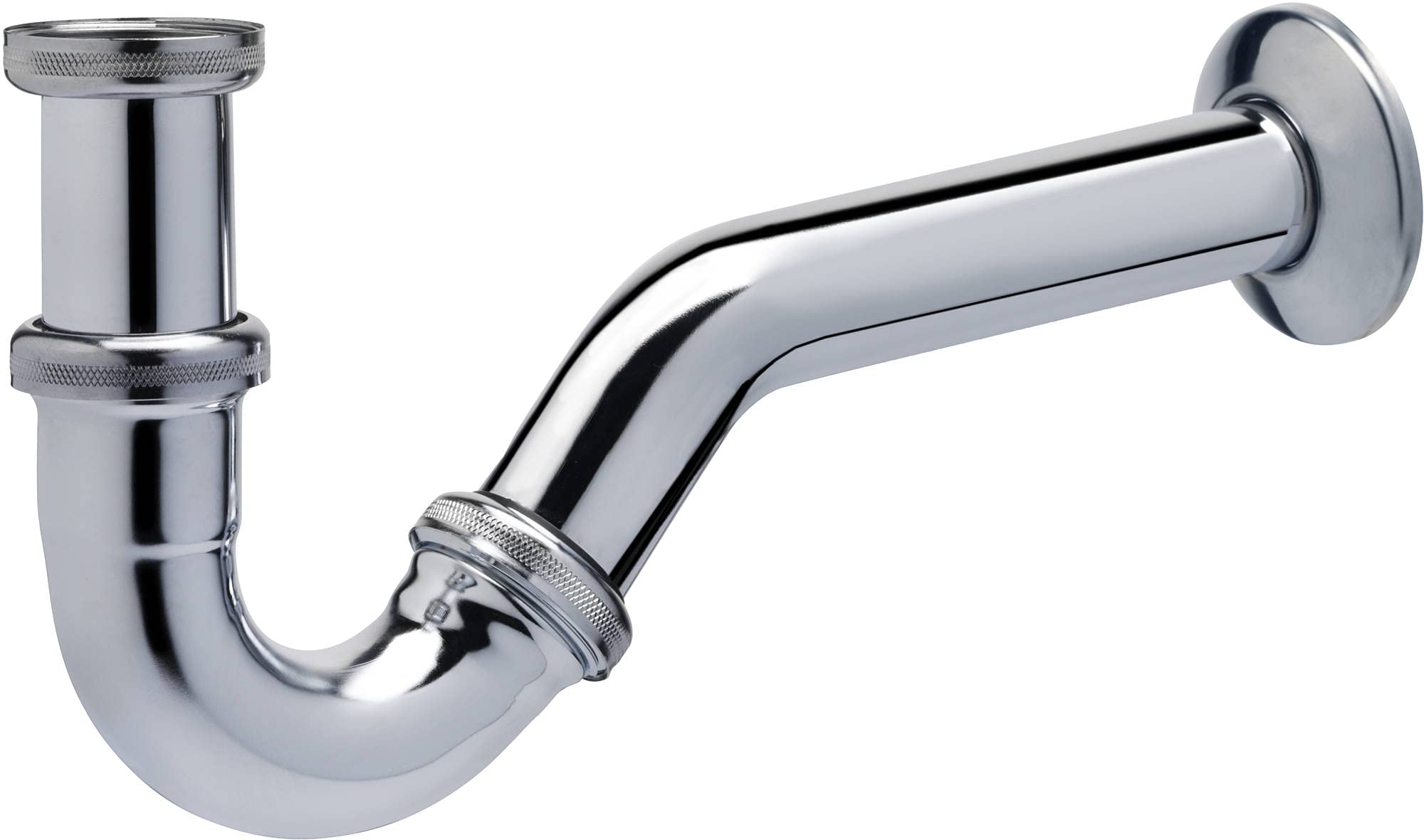 Viega 103 781 Röhrensifon Modell 5535 für Bidet, 1 1/4", NW 32 mm, chrom