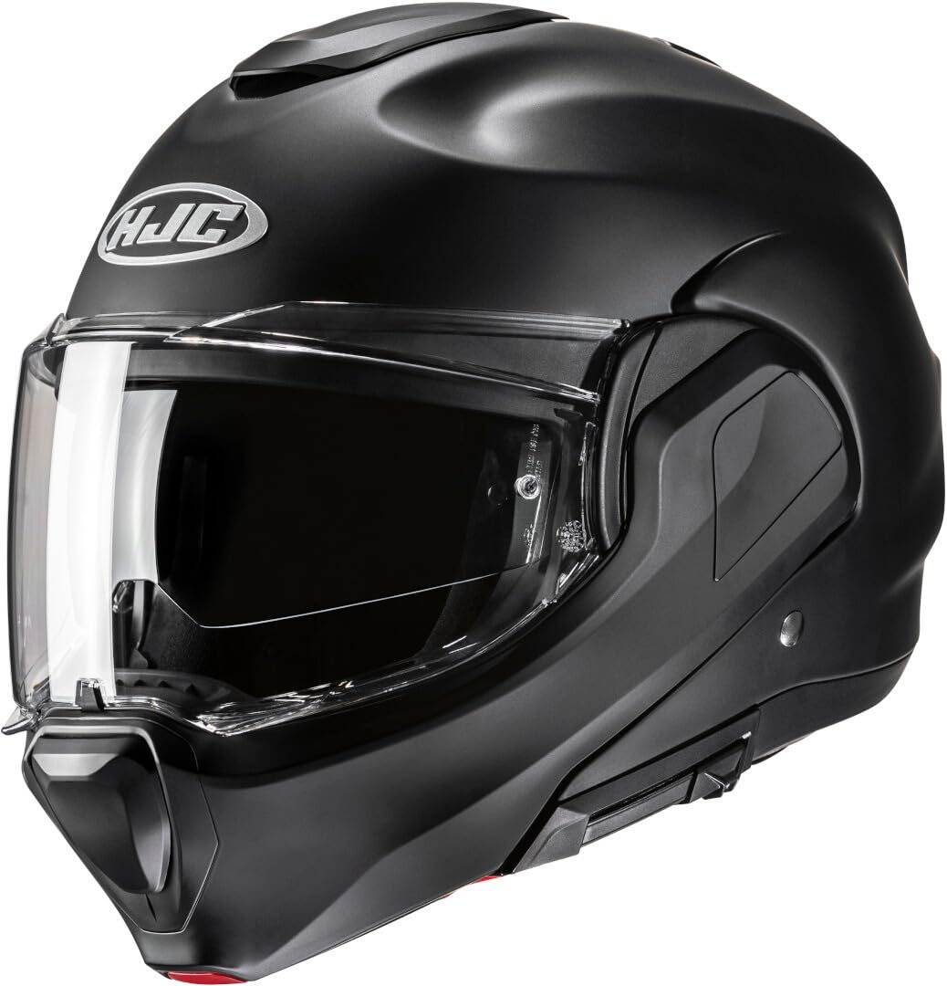 HJC, Casque Moto Modulable F100 UNI Semi Flat Black