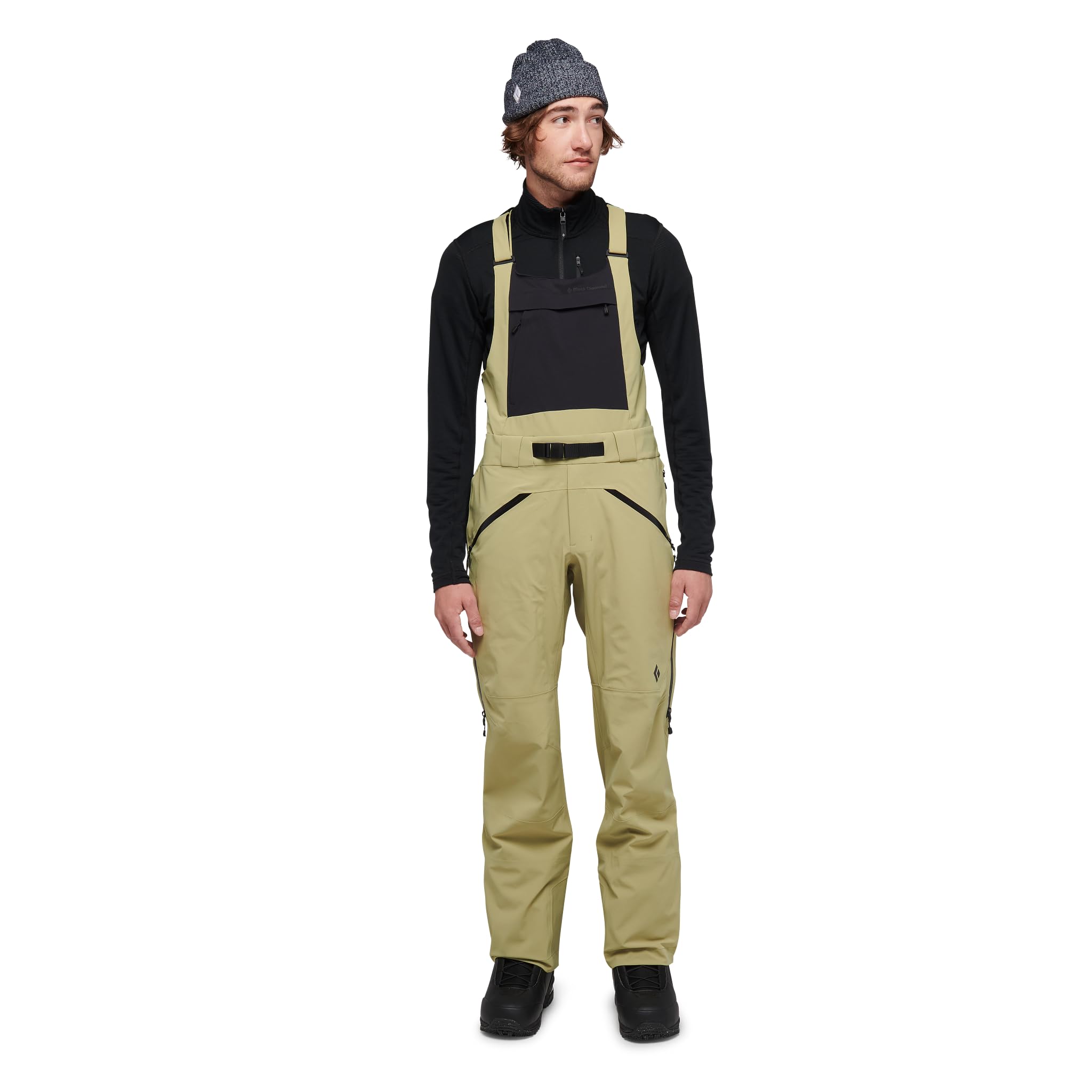 Amazon.co.jp: Black Diamond Men's Recon Stretch Ski Bib, Cedarwood