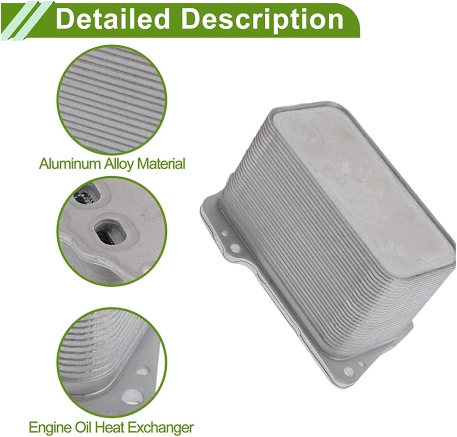 Car Engine Oil Cooler 11428583901 Compatible With BMW 340I 440I 540I 740I X3 X4 X6 Accessories