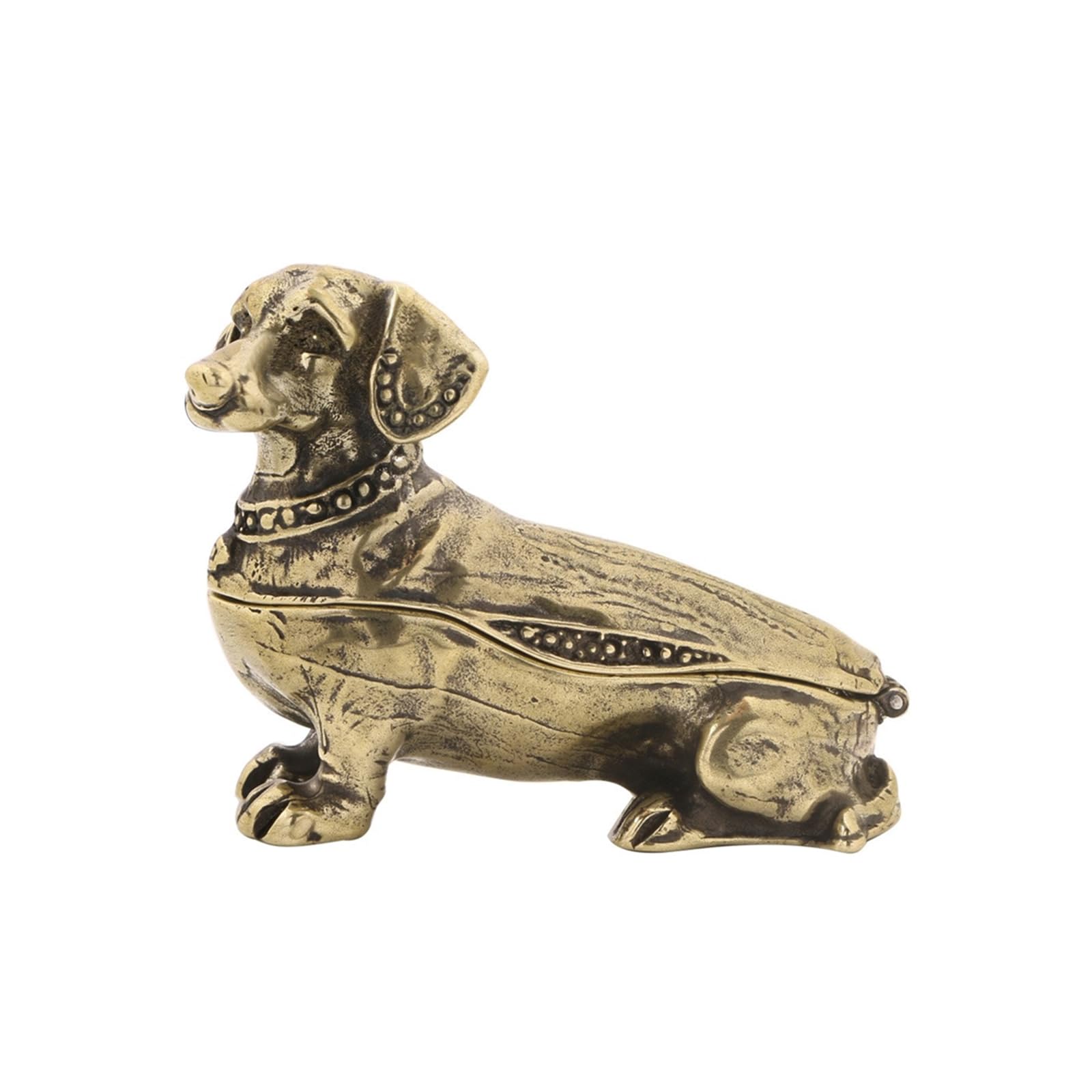 Decorative Jewelry Organizer Unique Animal Sculpture Shape Treasure Chest Collectible Ornament Case for Women Elegant Metal Jewelry Container, フリーサイズ