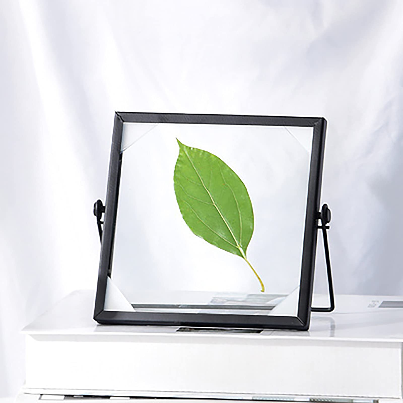 Cornice Portafoto Metallica Galleggiante 6x8x8 Cm – Vetro Trasparente, Design Sospeso Per Decorazione Casa E Regalo - 2