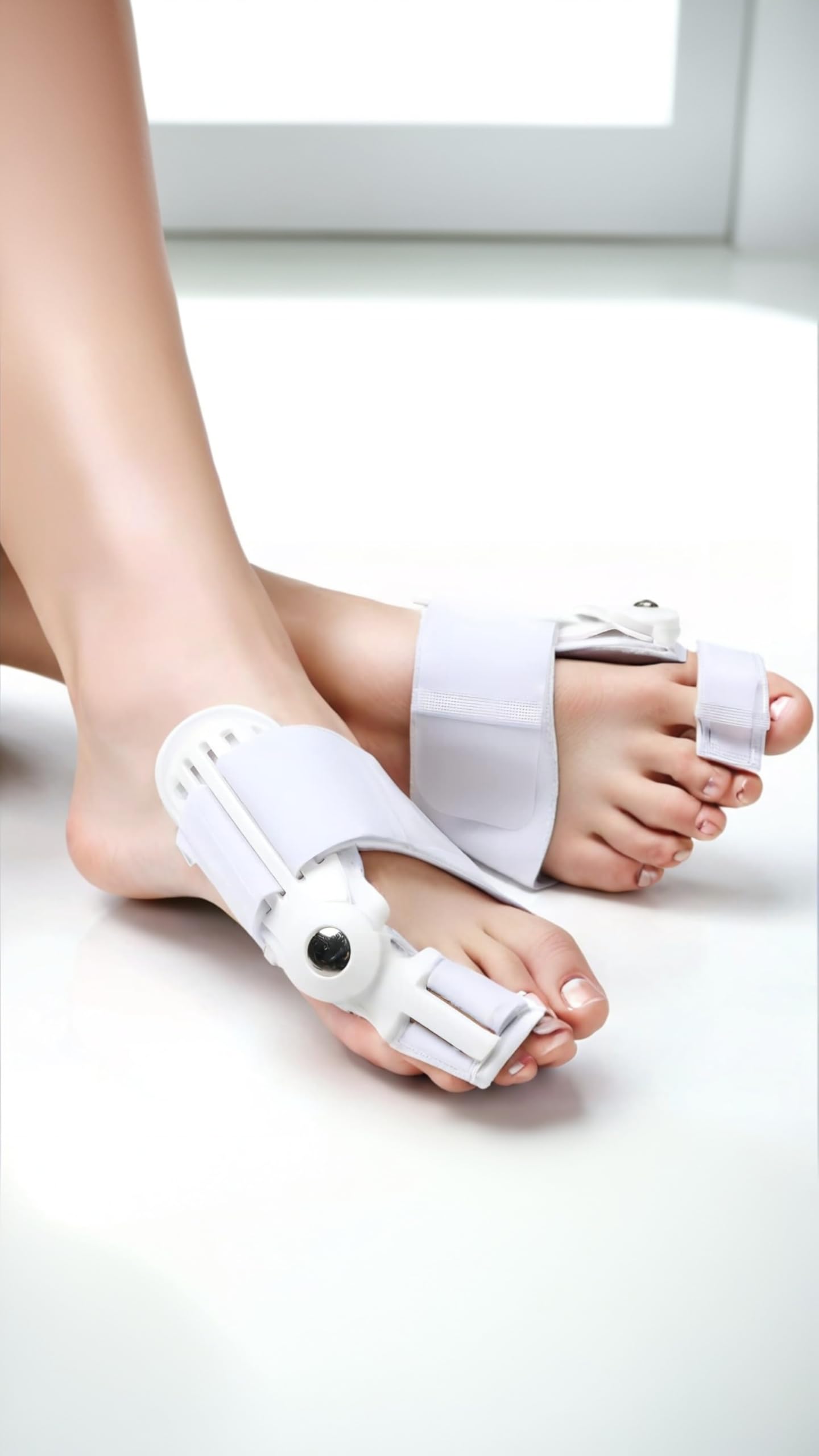 Sweet seven 2 Pack Bunion Corrector Set - Toe Splint for Bunion Relief and Big Toe Straightening - Day and Night Support for Men and Women
