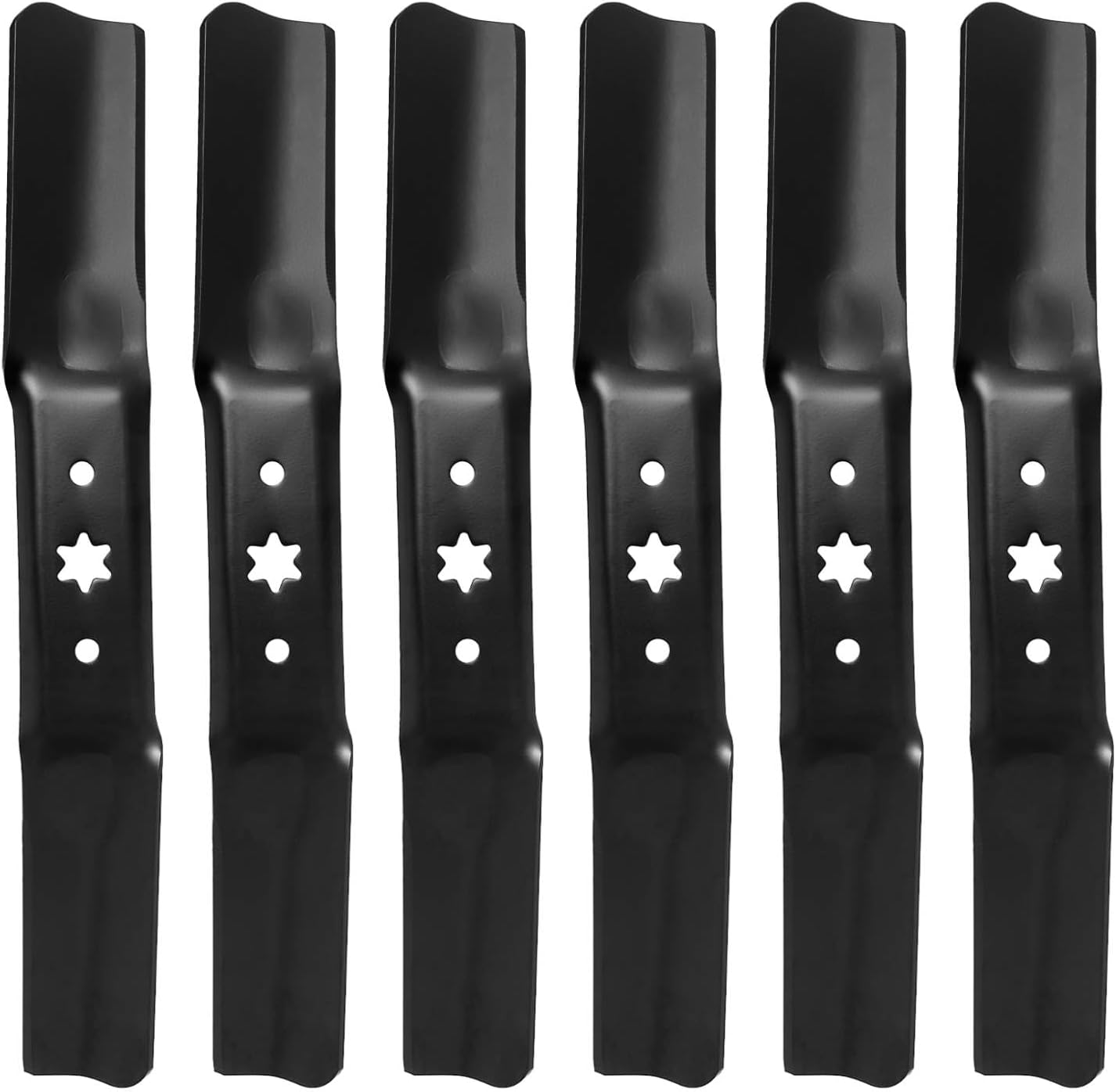 942-05056A Mower Blades Fit for Zero Turn 54" Deck - 742-05056 Medium Lift Blade Compatible with Cub Cad et RZT-L54 XT1 XT2, Troy-Bilt Lawn Tractor, Craftsman 247 Riding Mower, 6 Pack 18-5/8" (6 Pack)