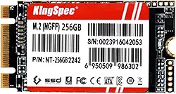 KingSpec SSD M.2 SATA Interno de 256 GB 2242 SATA III 6 Gbps, Unidade de Estado NGFF Ultrafina para Desktop/Laptop/Notebook