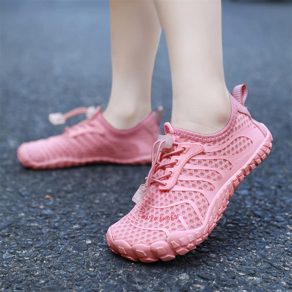 Mateju Zapatos de Agua Niño Niña Escarpines Zapatos de Natación de Verano Zapatillas de Agua Playa Antideslizantes Secado Rápido Deportes Acuáticos Surf Adolescente