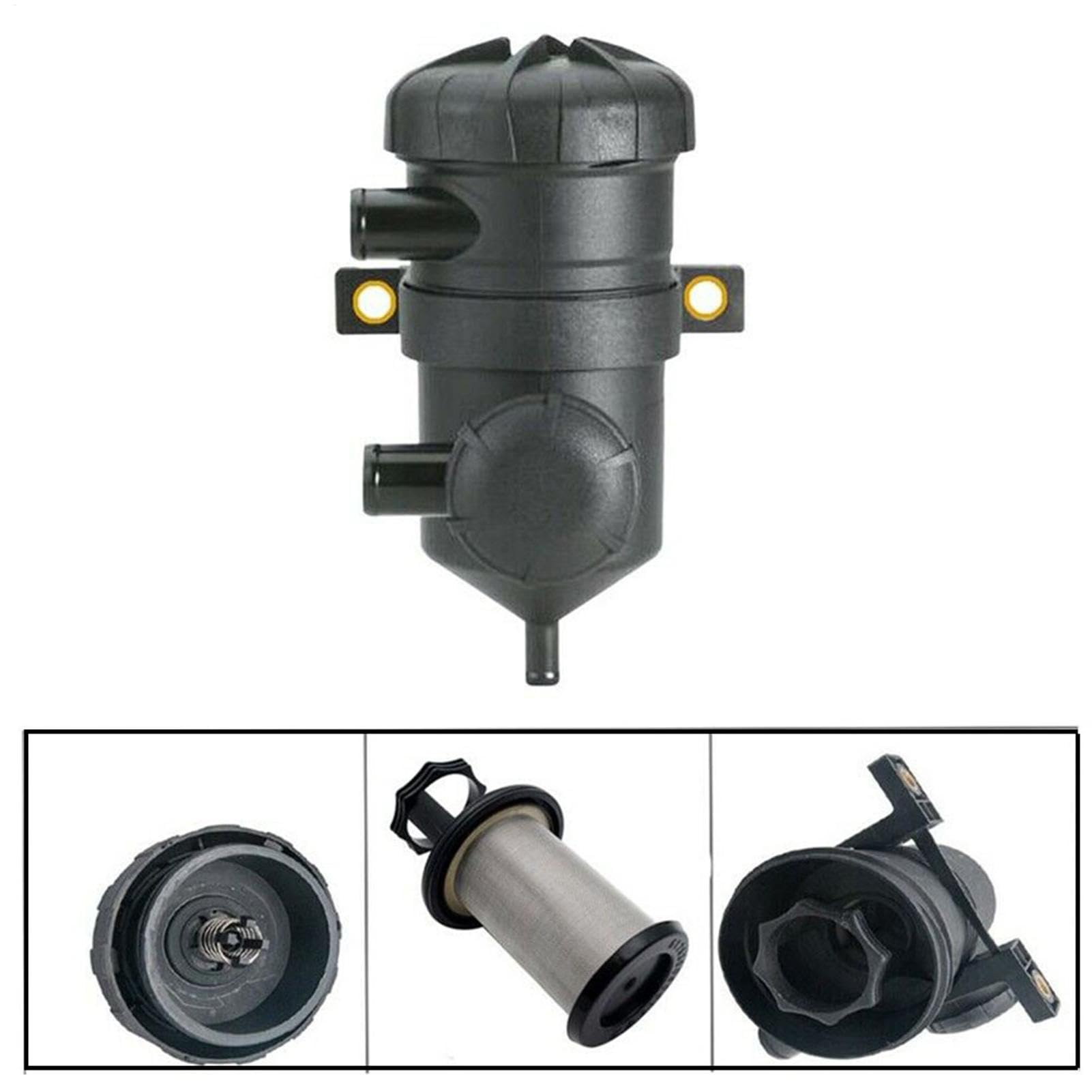 Canette de capture d'huile, boîte de capture d'huile perplexe | Réservoir de réservoir séparateur d'huile pour moto, déflecteur de sortie d'air, protection du moteur pour C