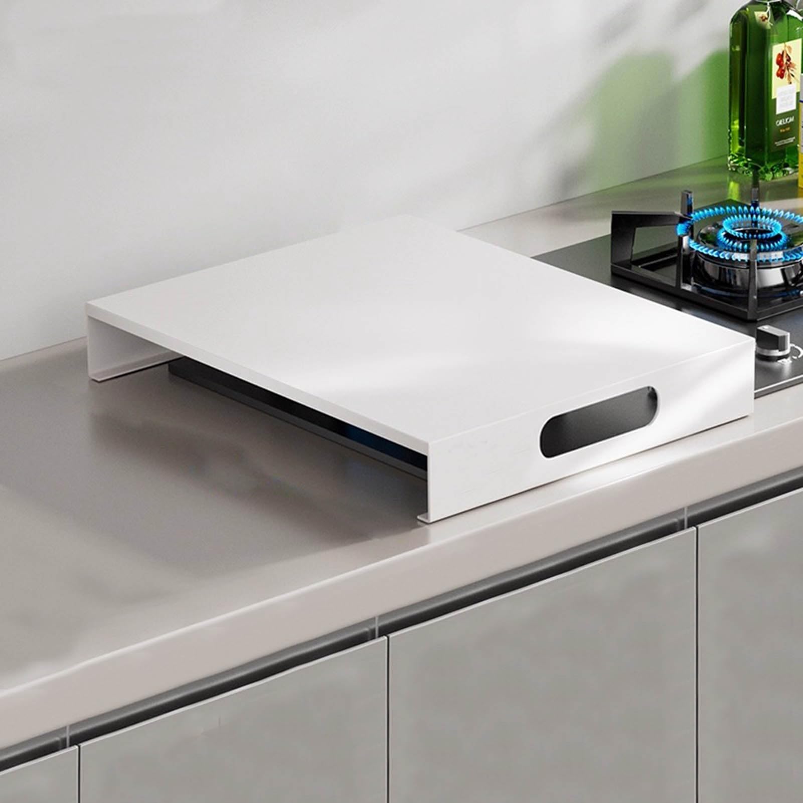 Placa Protectora para Placa Gas Acero Al Carbono Resistente Al Calor Y Al Desgaste Rejilla para Cocina Apta para Encimeras con Fregadero WXQTM(40x50x9cm)