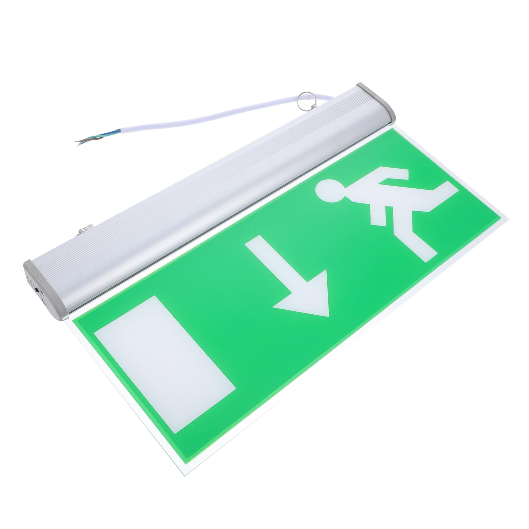 IWOWHERO Led Emergency Sign Exit Sign Light Fire Safety for Schools Libraries Stations