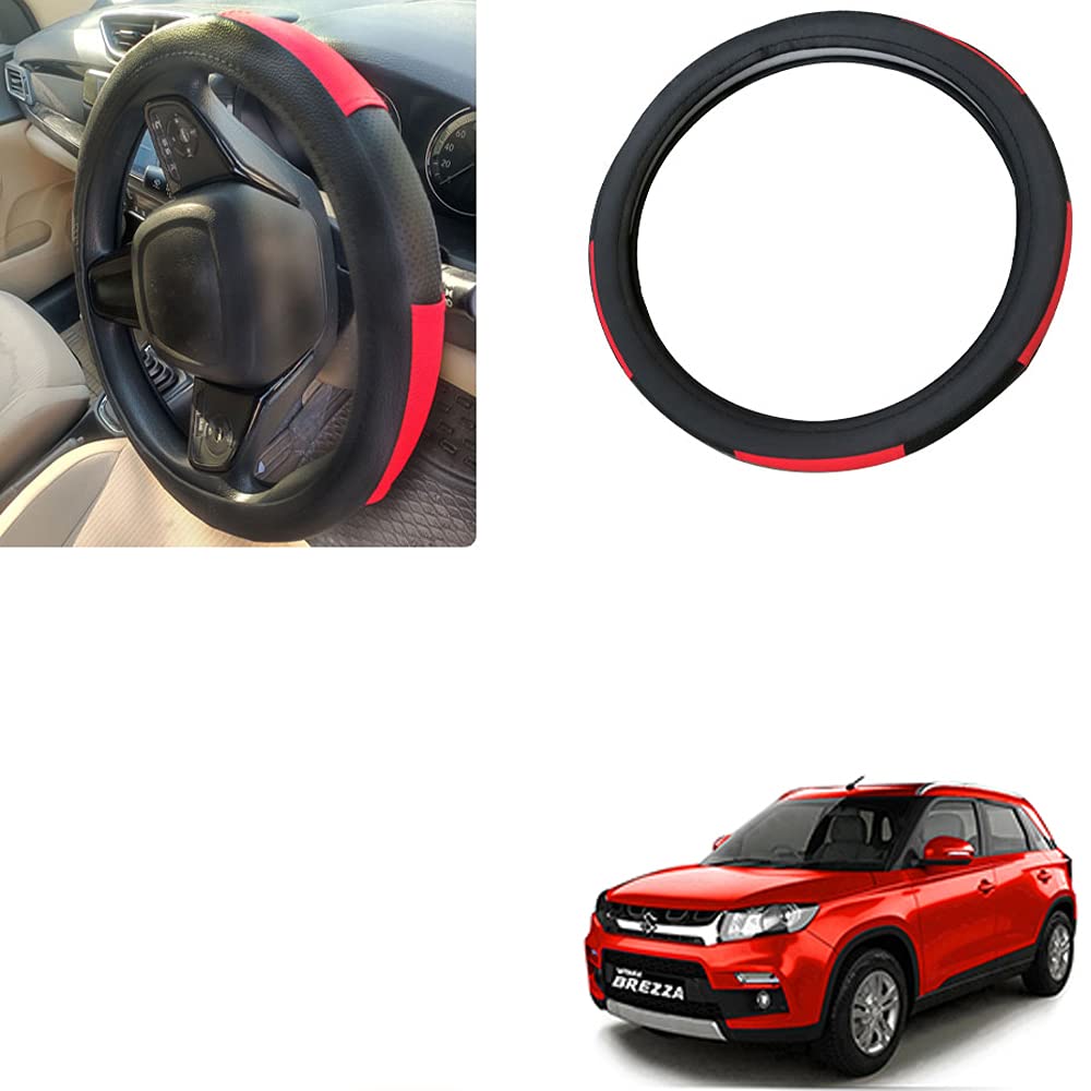 Auto Pearl Ring Type Car Steering Wheel Cover Universal Genuine PU